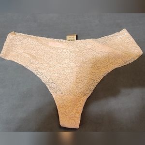 Victoria secret pink peach XXL thong undies